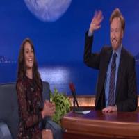 STAGE TUBE: Lea Michele Talks GLEE, GQ & More with Conan Video